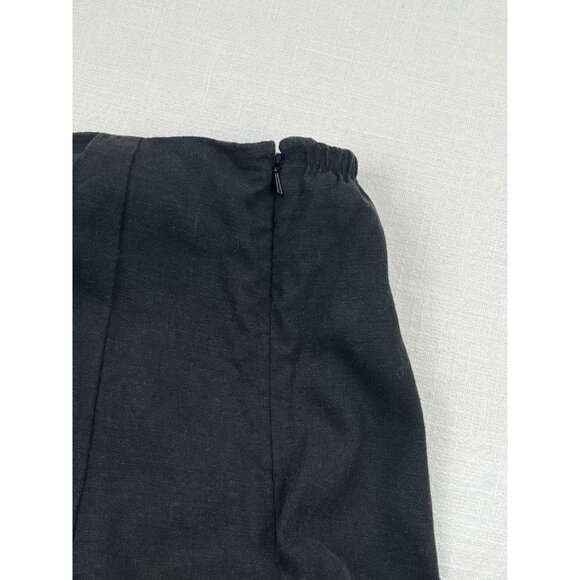 CHRISTOPHER & BANKS Women's Linen Blend Skirt Sz L Fairy Goth Embroidery Floral - Picture 4 of 8